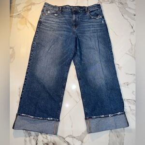 American Eagle Outfitters Medium Blue Wide Leg Jeans